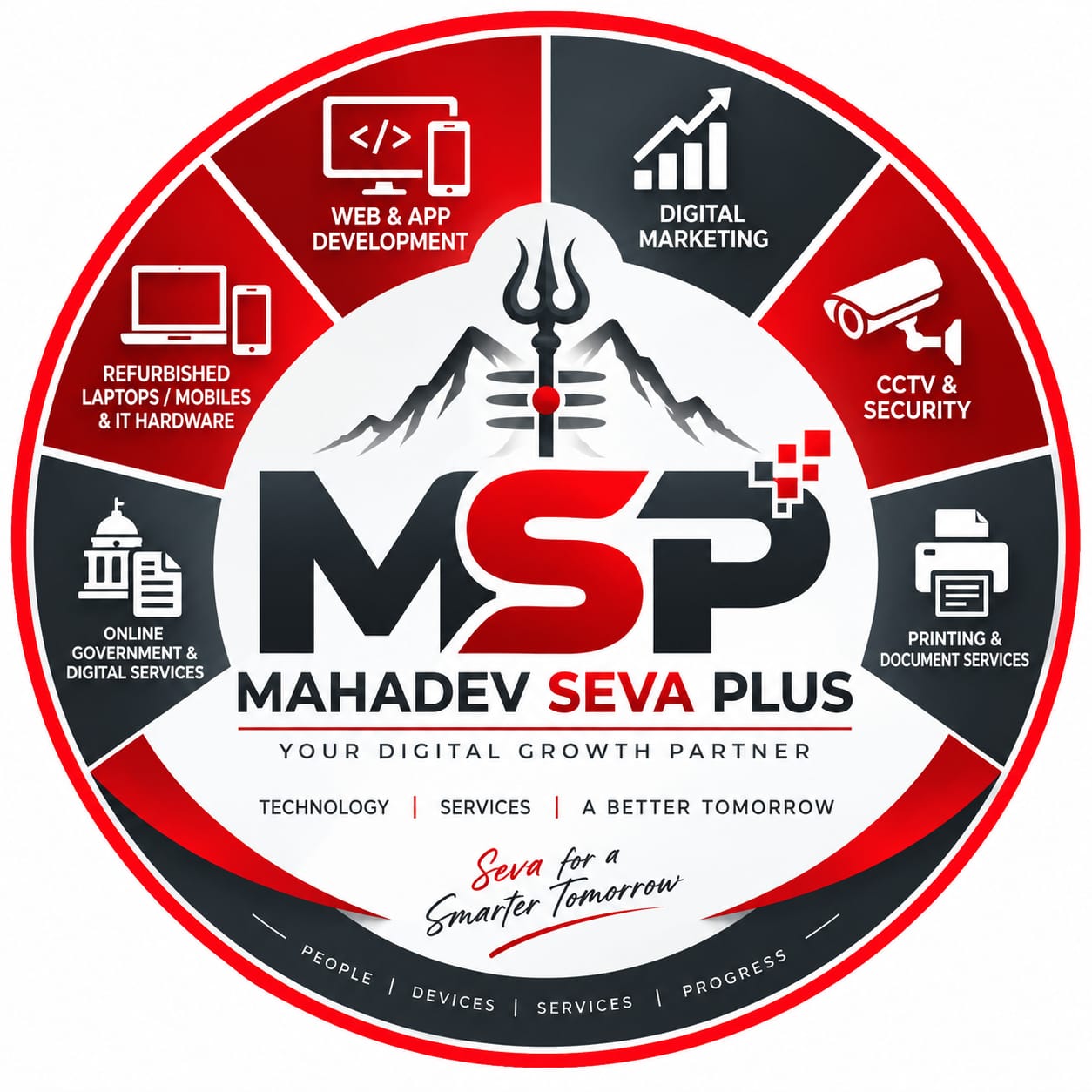 Mahadev Seva Plus logo